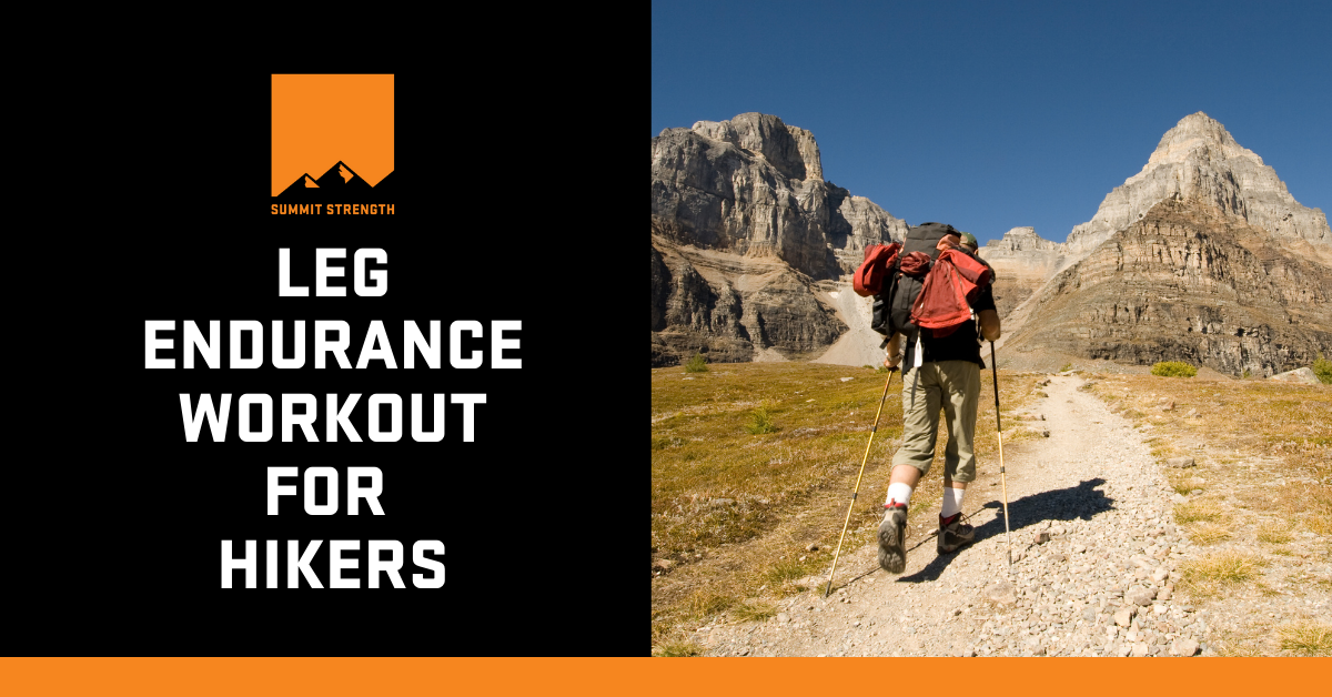 Muscular endurance for hikers